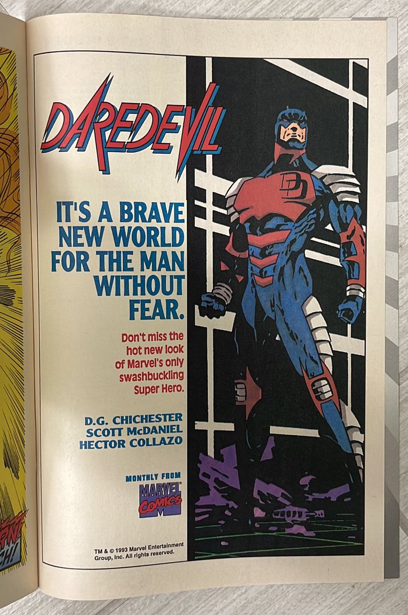 rholmes0520's tweet image. Was anyone a fan of this version of Daredevil ? (oh the 90’s)… #Daredevil #MarvelComics #comics