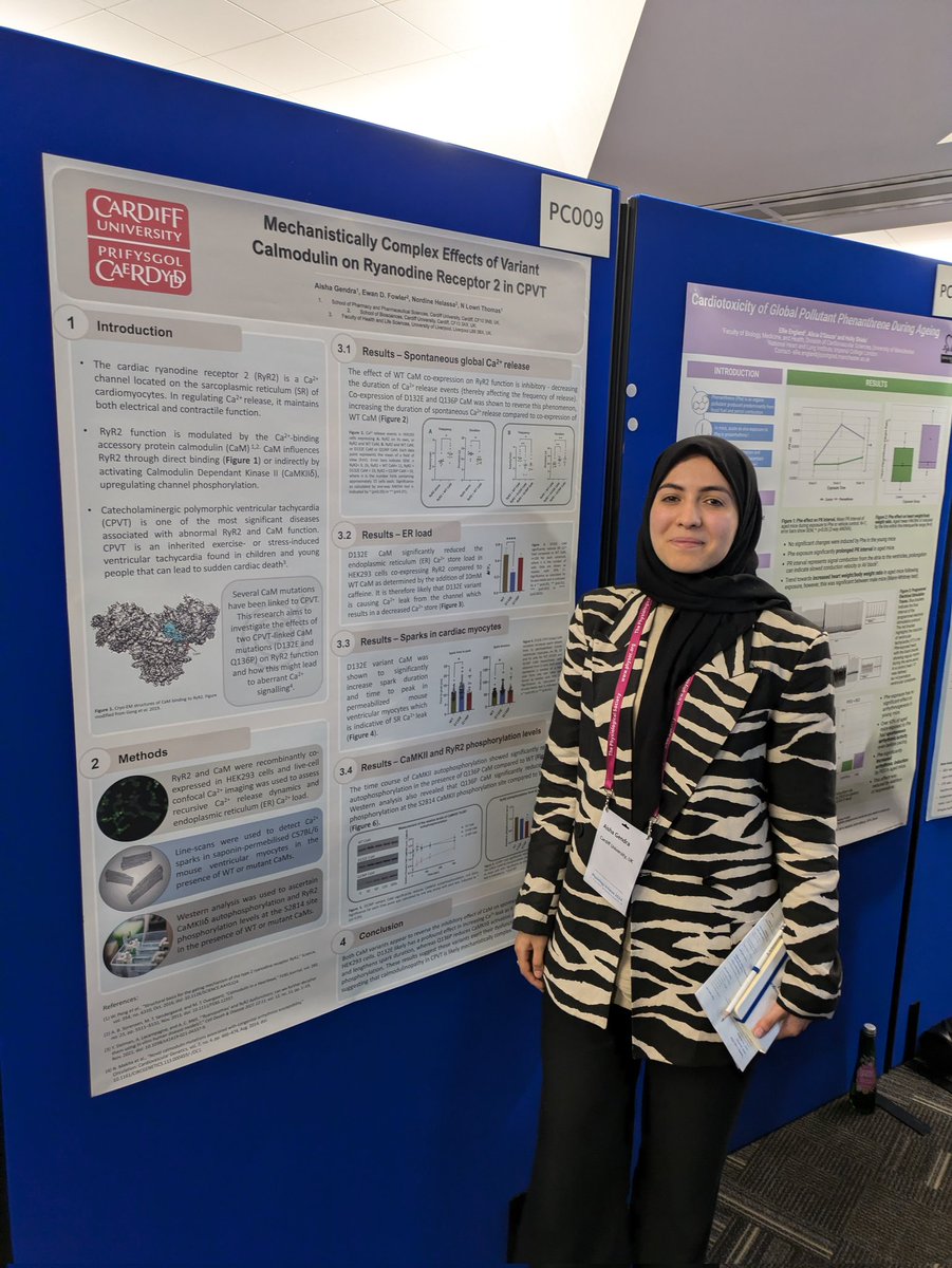 Fabulous poster session tonight <a href="/ThePhySoc/">The Physiological Society</a> #PhysiologyInFocus2024 Well done Tessa and Aisha representing <a href="/PharmacyCU/">Cardiff Pharmacy</a> !