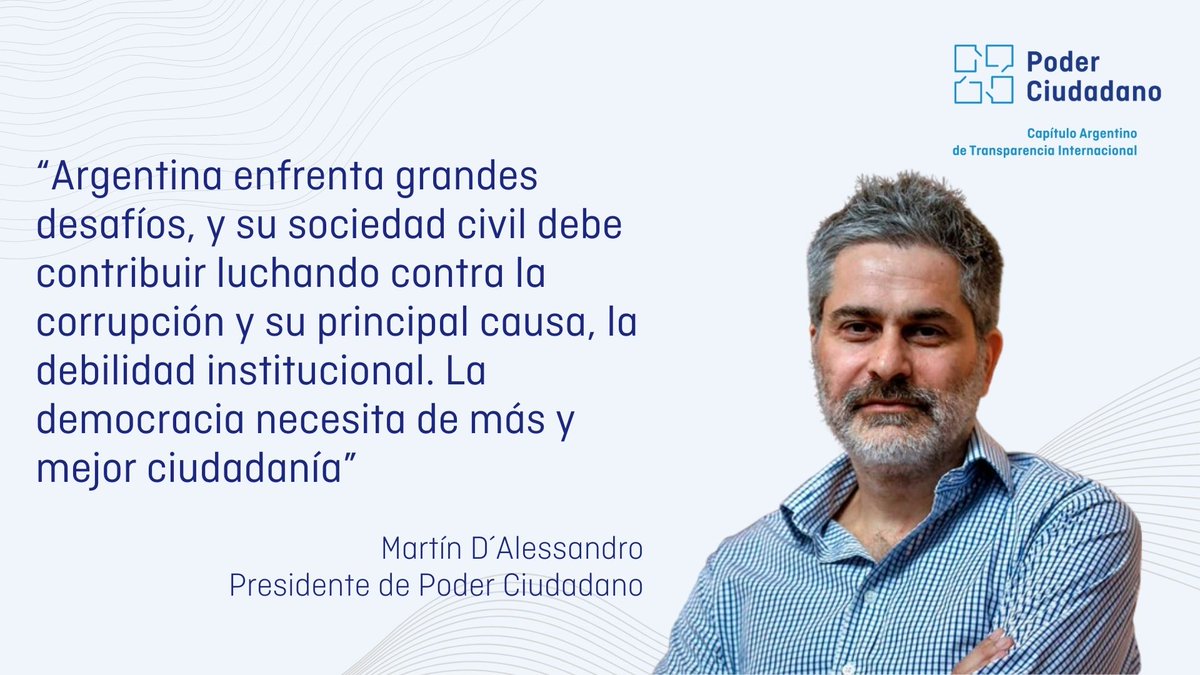 El Consejo de Administración de Poder Ciudadano eligió a Martín D´Alessandro ,<a href="/martindalessa/">Martín D'Alessandro</a>,  como su nuevo Presidente y a Norma Morandini, <a href="/NormaMorandini/">Norma Morandini</a>, como su nueva Vicepresidenta.