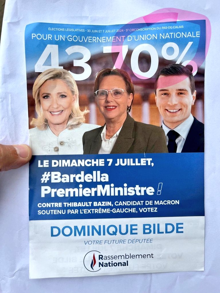 #legislatives2024 Dans la circo 4 de Meurthe-et-Moselle, la candidate #RN place #Lunéville dans le Pas-De-Calais...