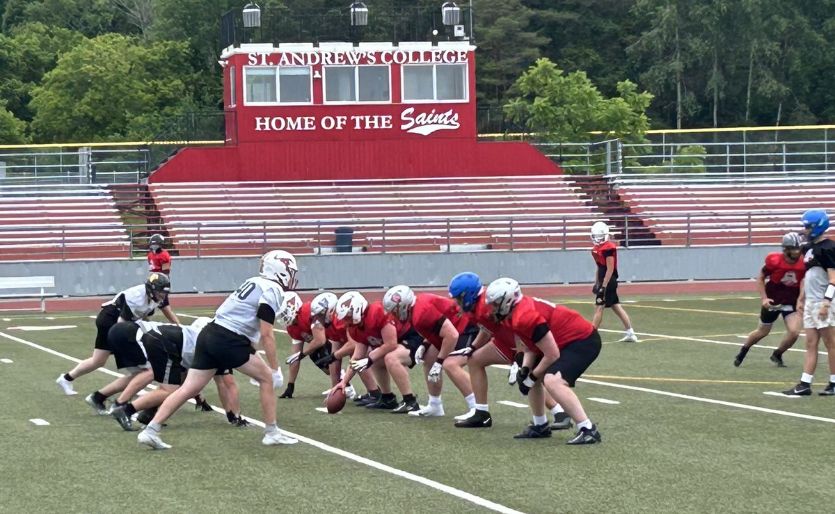 Always a pleasure hosting <a href="/FootballOntario/">Football Ontario</a> U18 pre-tournament camp!  Top grade 10 &amp; 11 student-athletes from across Ontario are here for 3 days and 3 nights preparing for the 2024 <a href="/FootballCanada/">Football Canada</a> Cup!  Two of our very own are here as well!  <a href="/aidanjohnson64/">Aidan Johnson</a> and Cassius Peterson!