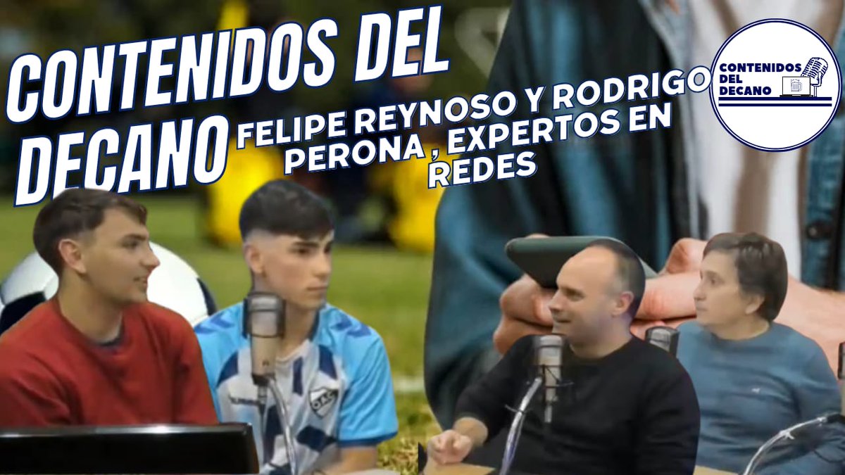 🇫🇮🖥🎙 Ya podés ver el programa de Contenidos del Decano con <a href="/rodrigooperona/">perona</a> y <a href="/felip_reynoso/">Felipe Reynoso</a> . 

⚠️ Miralo en este link 👇
youtu.be/4ST4i4auQPM?si…