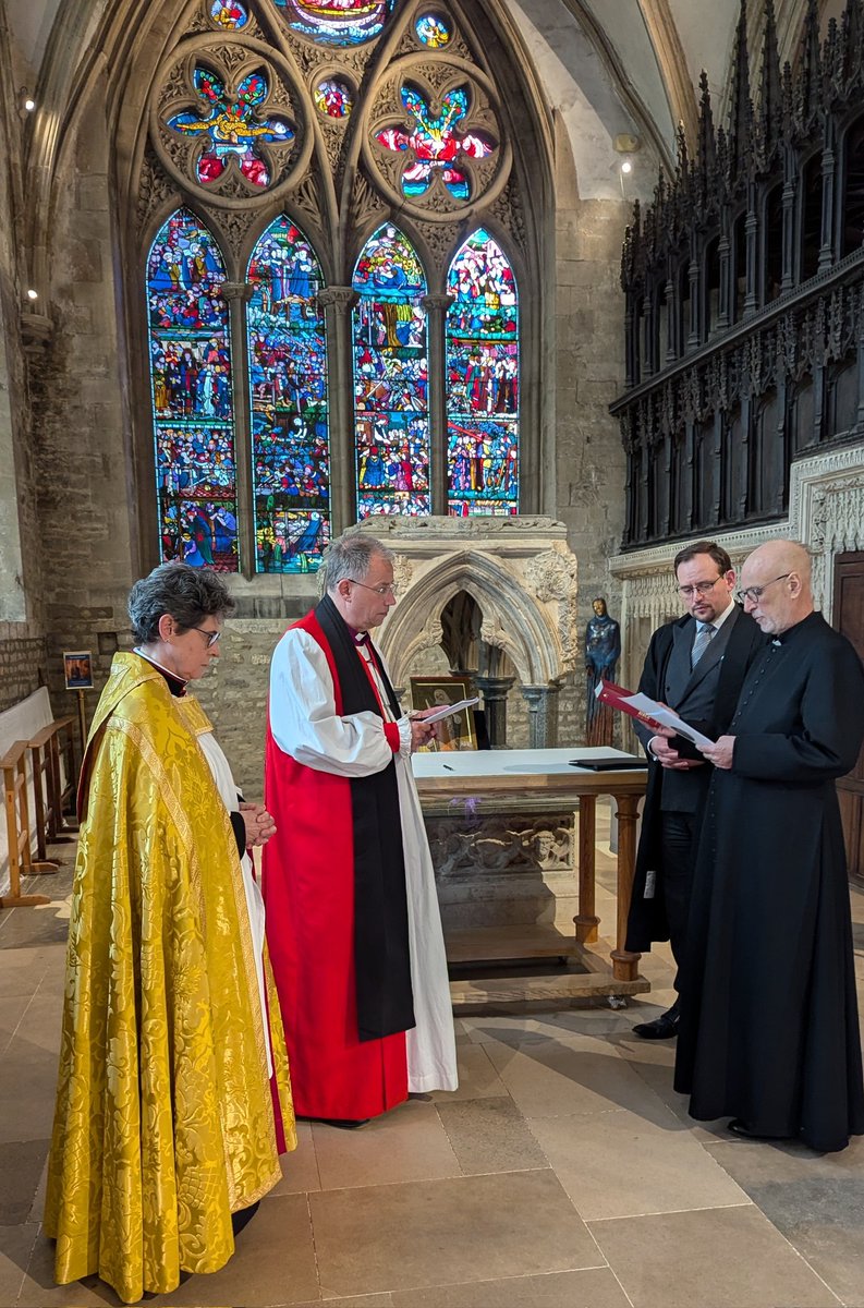 A deeply moving evensong with David Meakin becoming an honorary canon <a href="/oxforddiocese/">Diocese of Oxford</a> <a href="/ChChCathedralOx/">Christ Church Cathedral, Oxford</a>