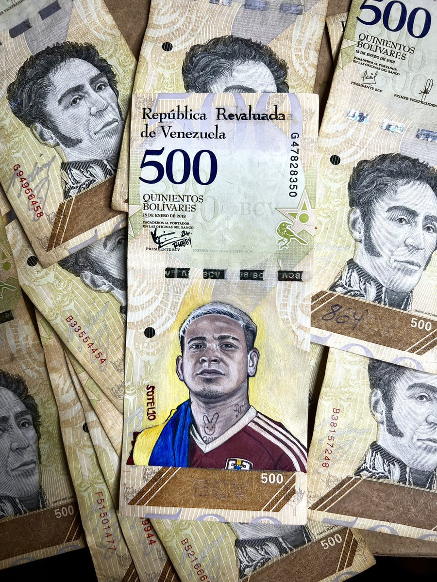 La Chama que pinta Billetes.⚡️ tweet media
