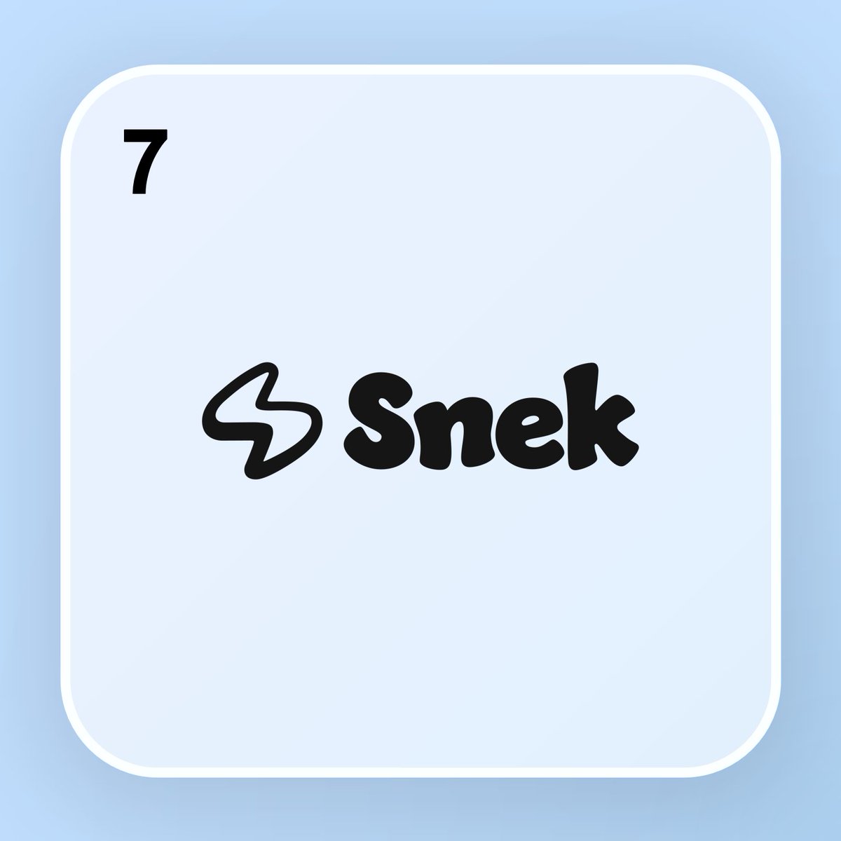 Snek isss #1 crypto brand ☝️