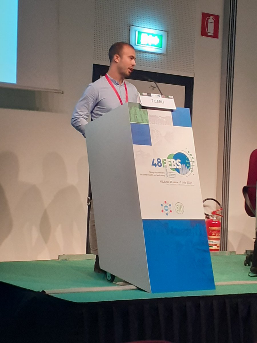 raimondifranc's tweet photo. @mr_fcharles and @marin_matic1 shining on stage at #FEBS2024! Well done!!! https://t.co/2Y8CN48Sw8