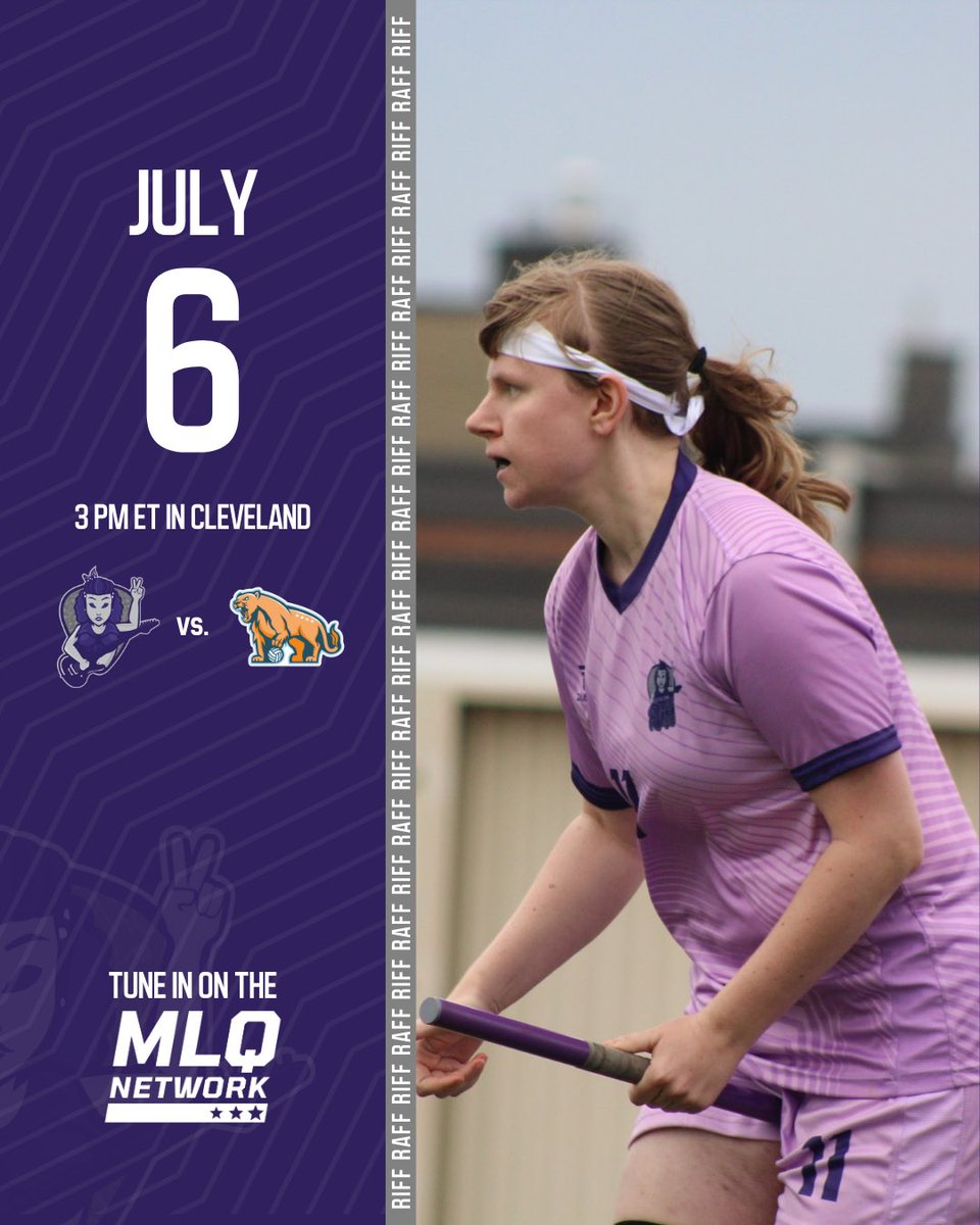 Don’t miss our only home series this weekend against <a href="/mlqprowl/">Chicago Prowl</a>! 

📍Krenzler Field, Cleveland
⏰ 3 PM ET
🎟️ mlquadball.ticketleap.com/cleveland-riff…
📺 youtube.com/live/ftQXaKfg9…