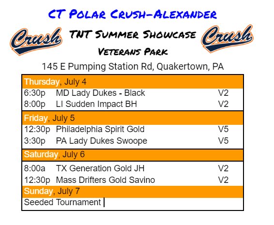 Getting ready to head down to Quakertown for the TNT Summer Showcase! Hope to see you there