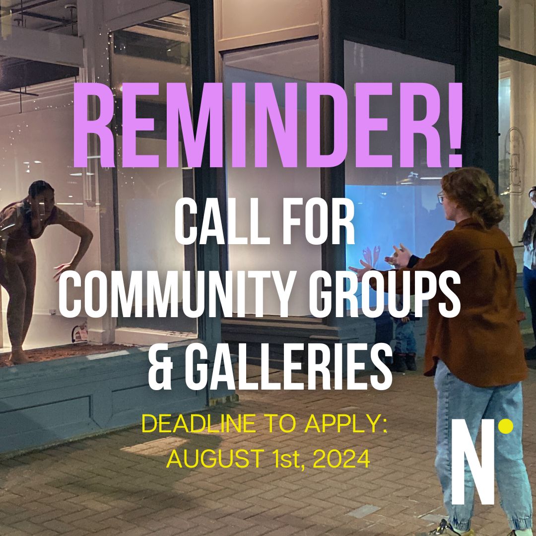REMINDER: CALL FOR COMMUNITY GROUPS &amp; GALLERIES

📆 DEADLINE TO APPLY: August 1, 2024, 11:59 PM (AST)

🔗 Visit NocturneHalifax.ca for more information!

🖼️ ‘Returning' by NAT chantel
📷 by Signy Holm

#artatnight #callforsubmissions #nochfx24 #artcalls #YHZartists