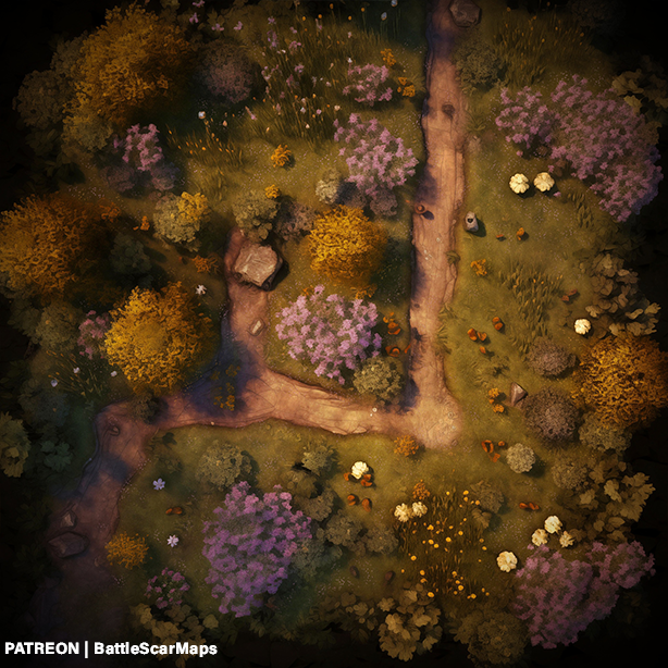 BattleScarMaps's tweet photo. Even the prettiest of roads can be the most dangerous. Download this battle map now at https://t.co/mgS8bRoyW4

#Dnd #5e #dungeonsanddragons #tabletop #battlemap #dndbeyond #roll20 #fantasygrounds #map #digitalmap #patreon #dungeon #road #forest #bandit https://t.co/cHU1tk8q2u