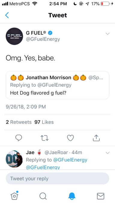 5 years ago I suggested a @GFuelEnergy flavor to gfuel after a tweet asking what new flavors they should<a class="tags" target="_blank" title="On Twitter" href="/?out=eyJ0eXAiOiJKV1QiLCJhbGciOiJIUzUxMiJ9.eyJpYXQiOjE3MjY1MDgyODIsImlzcyI6InR3cG9ybnN0YXJzLmNvbSIsIm5iZiI6MTcyNjUwODI4MiwiZXhwIjoxNzU4MDQ0MjgyLCJyZWRpcmVjdF91cmwiOiJodHRwczovL3R3aXR0ZXIuY29tL0dGdWVsRW5lcmd5In0.vEdEhEGwdoDIqjPsjupaqxAtvt5-ujQKXMPhlJwGF-mH6qMZMW-E_wsB1PhTlEaA2W-Wf_nGIS57TYq1Cr8N5A">@GFuelEnergy</a><a href="/tag/gamedev"class="tags"><span>#gamedev</span></a><a href="/tag/madewithunity"class="tags"><span>#madewithunity</span></a>