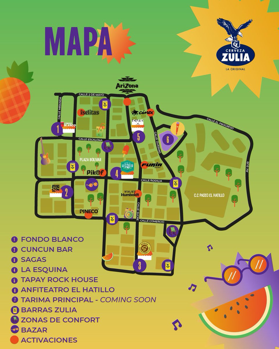 🚨<a href="/CusicaVzla/">Cusica</a> presenta el Festival Nuestro Ritmo que se realizará el #17Ago en varias locaciones del Pueblo El Hatillo.

🎤 Como plato principal estará la banda <a href="/somosokills/">Okills</a> y los colombianos Diamante Eléctrico (<a href="/Diamantelectric/">Diamante Eléctrico</a>)🔥

🎟️ Entradas a través de ticketplate.com