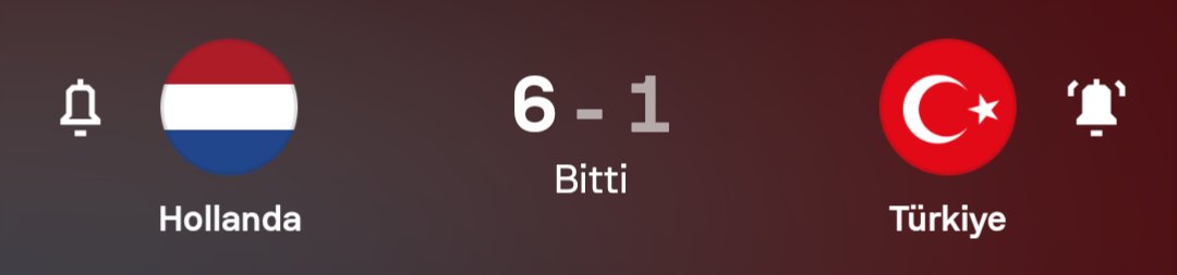 Senide unutmadık portakal takım. İntikam istiyoruz!! #Hollanda