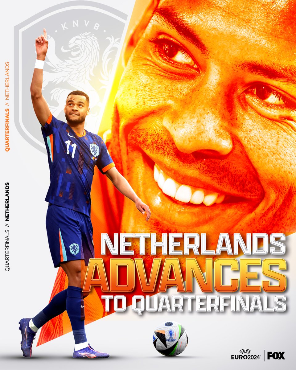THE NETHERLANDS ADVANCE 🇳🇱

After defeating Romania 3-0, Netherlands book its ticket to the Quarterfinals 👏