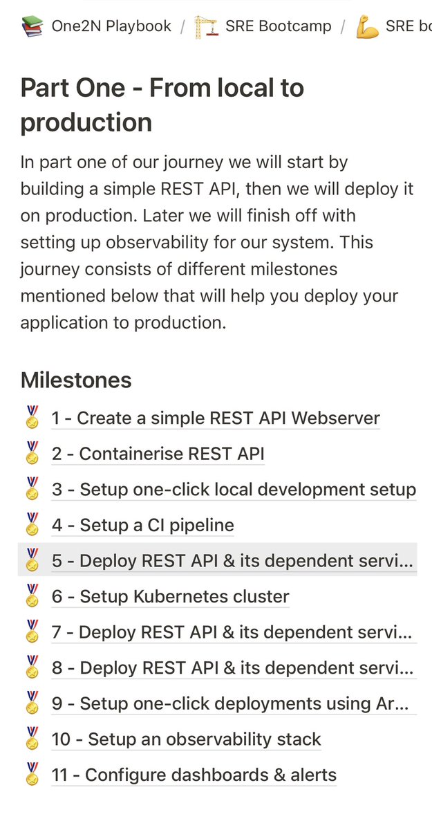 Here’s the link playbook.one2n.in/sre-bootcamp/s…

Created by <a href="/chinmay185/">Chinmay Naik</a>