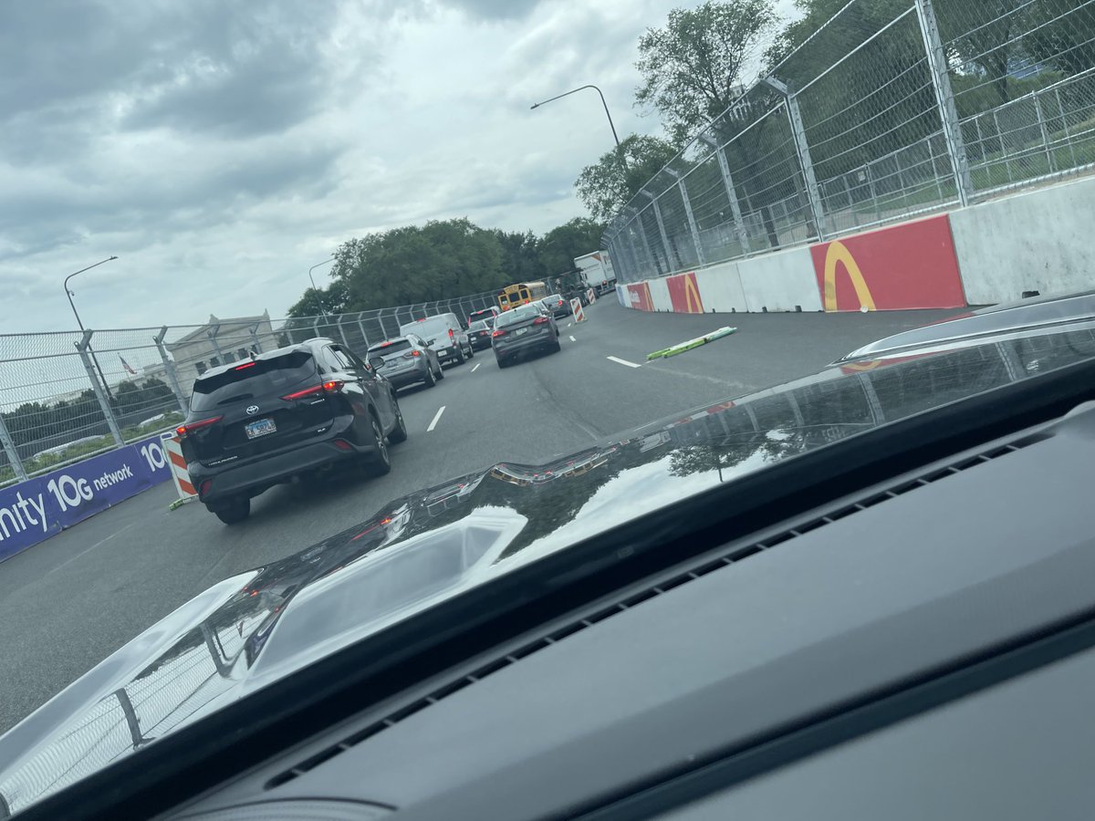 Literally on a NASCAR course. Chicago