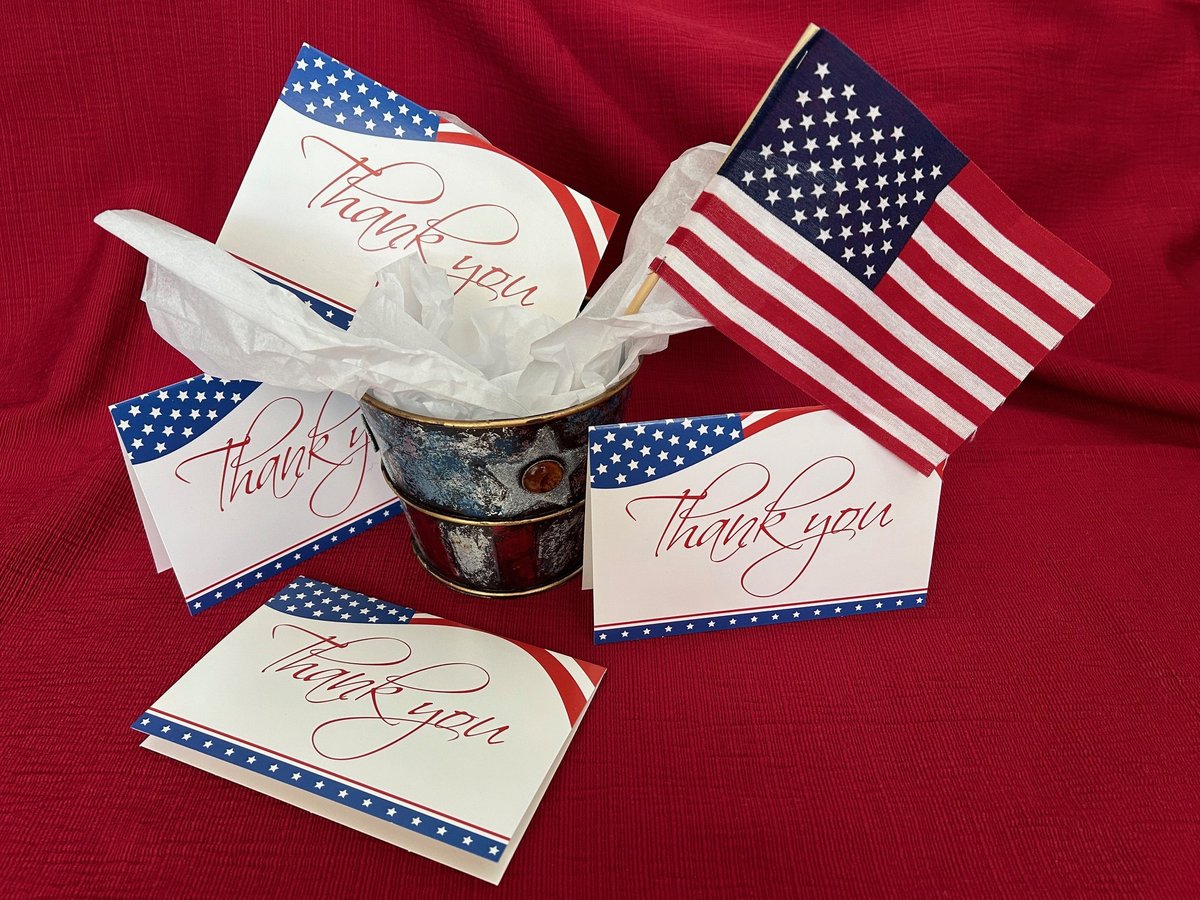 JamesMooreandCo's tweet photo. July is the James Moore #MonthOfService — part of our 60th #anniversary celebration! Our first initiative is writing thank-you cards to area veterans to show them we appreciate their service. We are forever indebted to them for their sacrifices. https://t.co/I0IPfHkJus