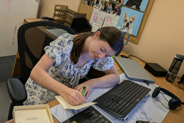JamesMooreandCo's tweet photo. July is the James Moore #MonthOfService — part of our 60th #anniversary celebration! Our first initiative is writing thank-you cards to area veterans to show them we appreciate their service. We are forever indebted to them for their sacrifices. https://t.co/I0IPfHkJus