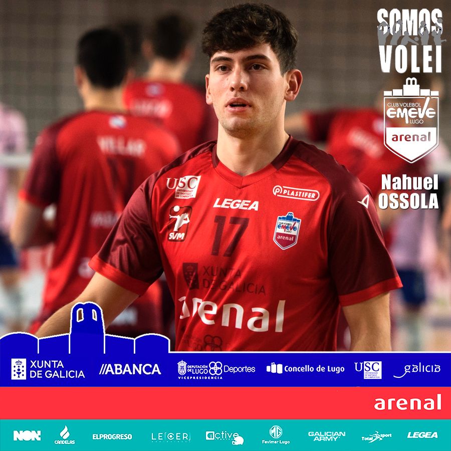 cvemevelugo's tweet photo. 🔥 𝘽𝙊𝙊𝙊𝙈𝘽𝘼 🔥
NAHUEL OSSOLA afrontará a súa segunda tempada como #loitador
O xogador catalán, que a pasada tempada logrou facerse oco nunha posición moi complicada na que competía con dous xogadores de gran nivel, será peza crave para Jose Valle nesta campaña.
❤️💙🏐💪 https://t.co/hxNOt59yIr