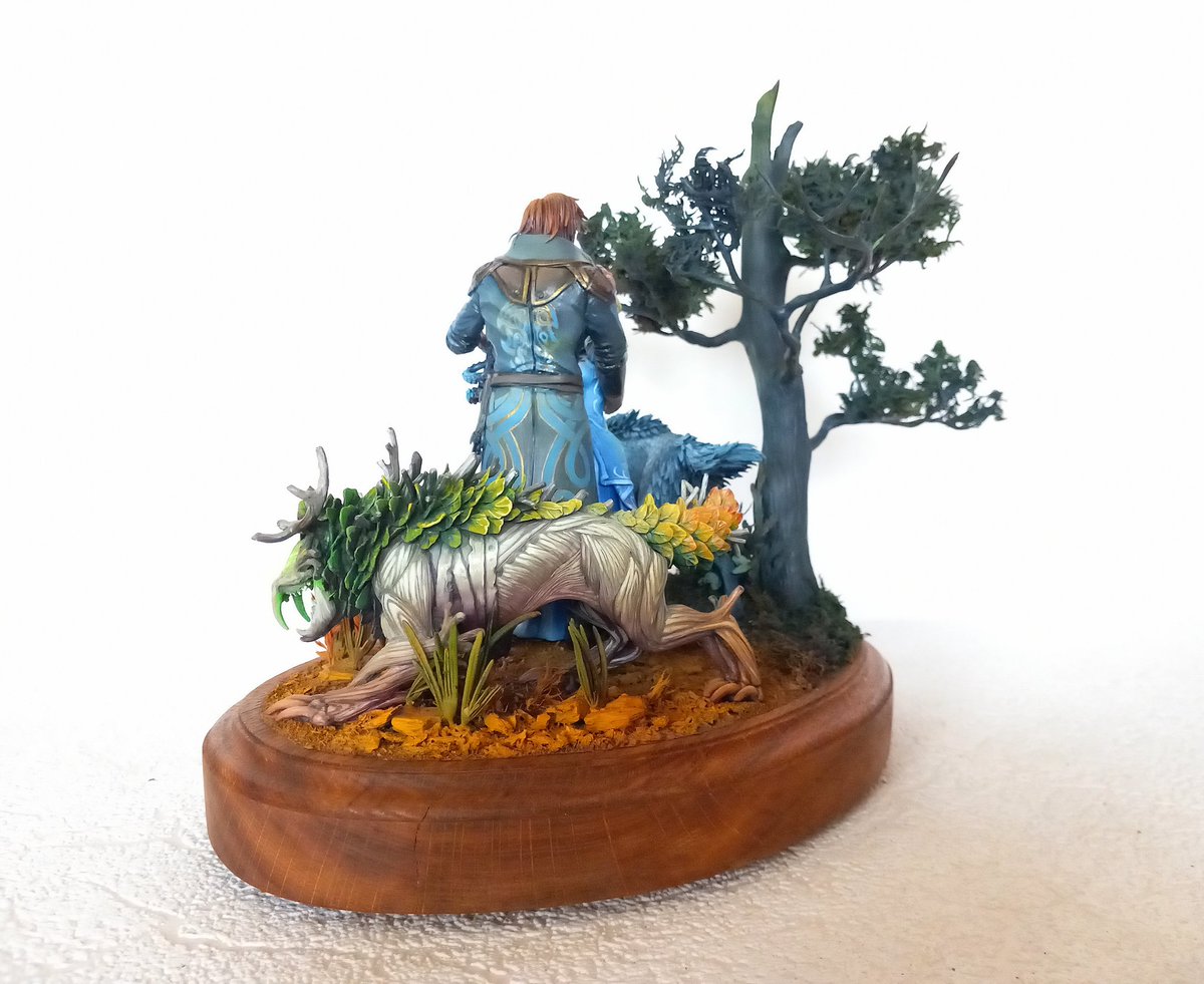 The lovers of de Cursed Woods.
I recently finished this scene that I started in January. It represents the role-play characters of two World of Warcraft players.

<a href="/Warcraft/">World of Warcraft</a> <a href="/Warcraft_FR/">Warcraft FR</a>
#worldofwarcraft #sculpture #handmade #art