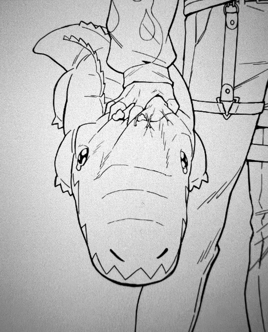 可哀想なワニちゃん見て