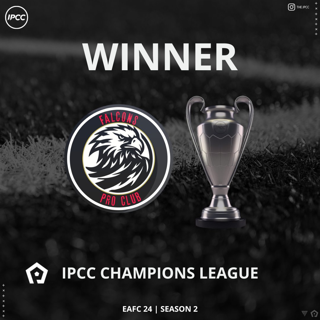 🏆 WINNER 🏆

Congratulations to <a href="/FalconsVPC/">FALCONS</a> for winning the <a href="/The_IPCC/">The_IPCC</a> Champions League! This is the first time an Italian team has taken home the Champions League title. 🎉

Special shoutout to the MVP, <a href="/Pappinho18/">Pappinho</a> who scored three amazing goals! 🇮🇹⚽️

<a href="/proleagueitalia/">ProLeague Italia</a>