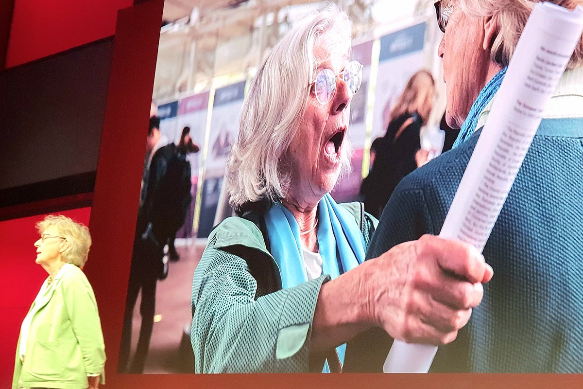 Dr. Elisabeth Stern enlightens (and charms, in the process) us on how Climate Seniors change the world, starting from the Swiss law!  #tedxzurich #jointhecountdown
