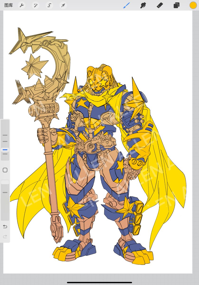 MONALLENSTER's tweet photo. I finally mustered up the energy to fill in the basic colors for this painting…
In the past month, I have always been discouraged by its complex lines🥲🤣🤣
#Overwatch
#Overwatch2
#KamenriderGeats
#Punkjack
#Ramattra https://t.co/HEw8qfEC0r