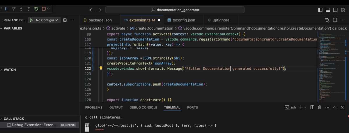 code_boba's tweet image. Finished the part of going through the files and adding open ai for documentation. Few more steps left, but this is my toy version of my idea.
cc: @_buildspace @_nightsweekends
#coder #vscode #extension