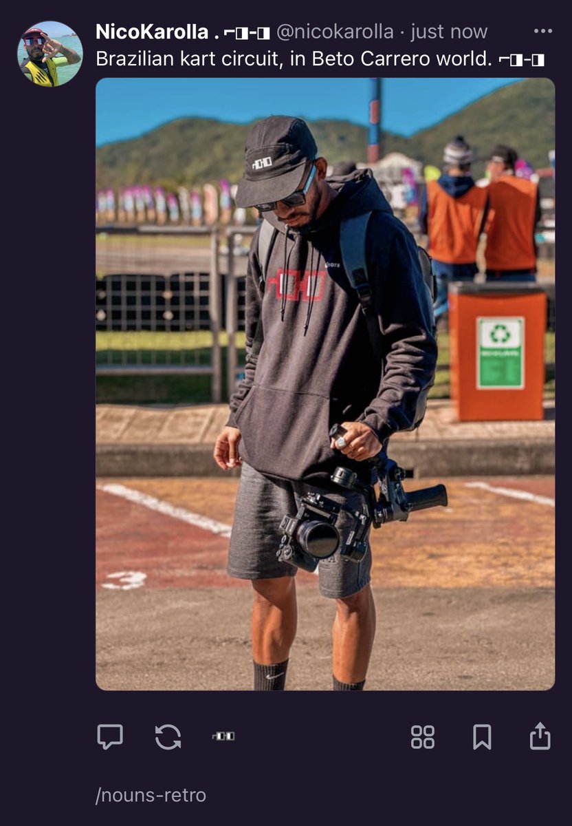 Retro ⌐◨-◨
<a href="/gnars_dao/">Gnars</a> <a href="/nounsbr/">NounsBR</a> <a href="/dayan_ricky/">RickyDay ⌐◨-◨</a> 

warpcast.com/nicokarolla