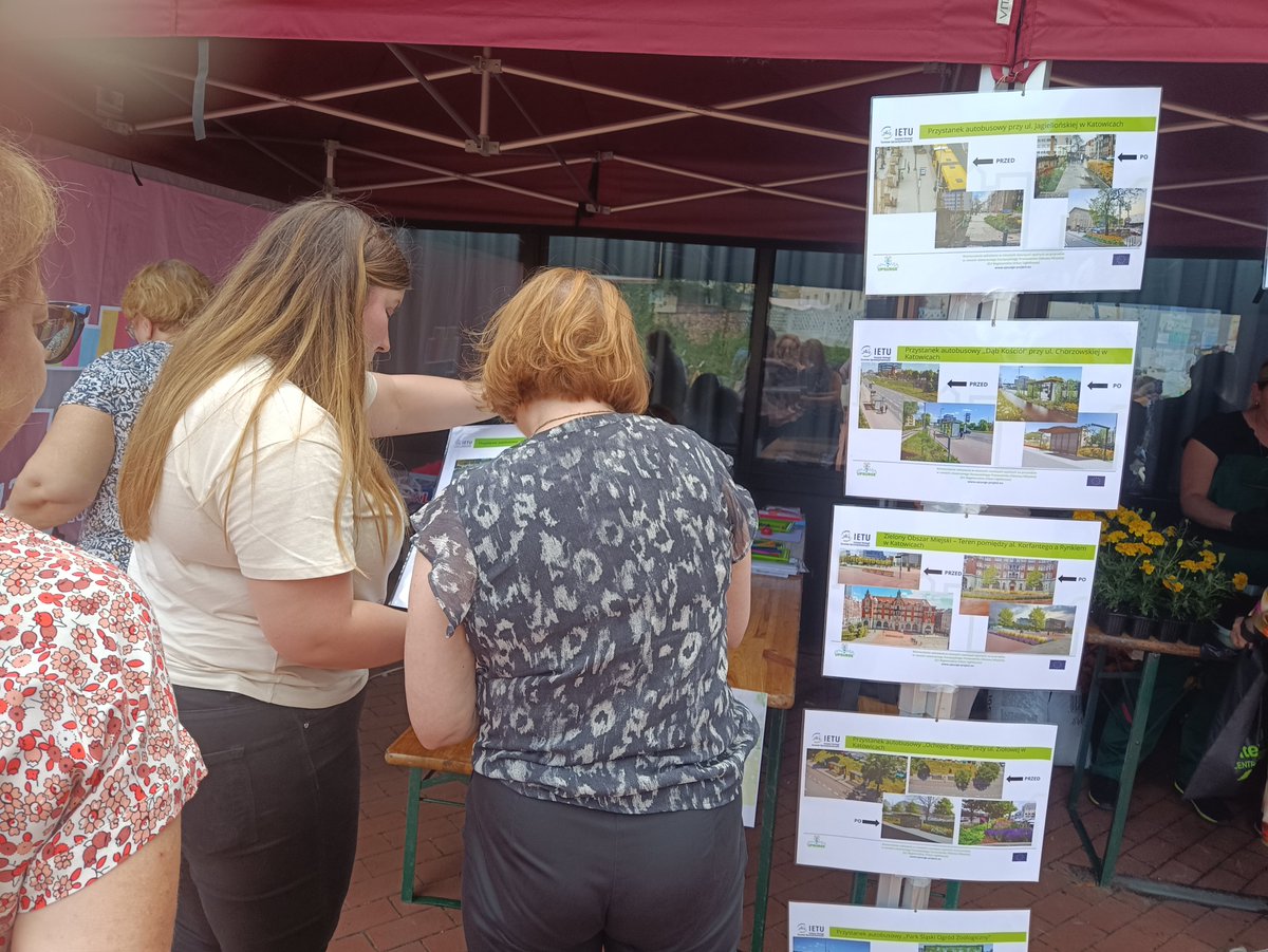 IETU_PL's tweet photo. The Oak Days Festival @miasto_katowice  on June 22 was a great event👍🤩👏during which the 🇪🇺@UPSURGE_H2020 project and #IETU shared👥knowledge about greening cities🌳🌻 green tram &amp; bus stops🚊🚍 #NatureBasedSolutions #biodiversity 🦋quality and adaptation to #climatechange💧🏡 https://t.co/UnCkzIlITn