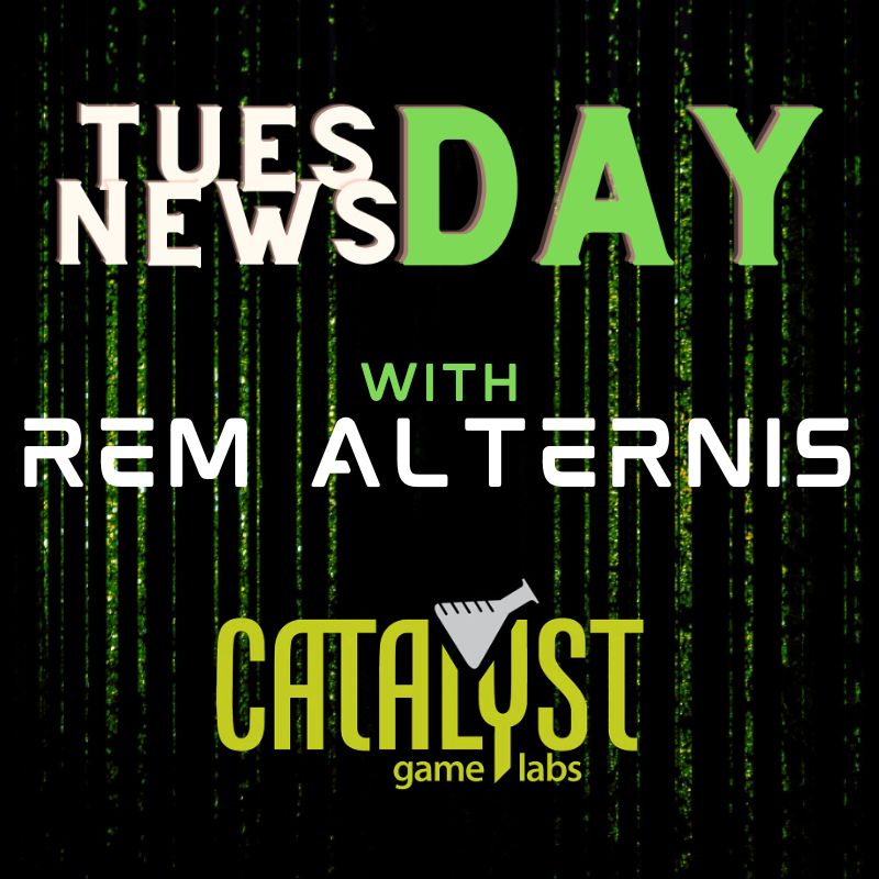 Live at 4pm EST, Rem Alternis will be hosting Tuesday Newsday!

Today Rem with be talking with Mike Richie, the Director of the Board Game Division to talk about things coming from them and more!

Looking forward to seeing you there!

youtube.com/live/TZBgsirlO…

#CGL #News #updates
