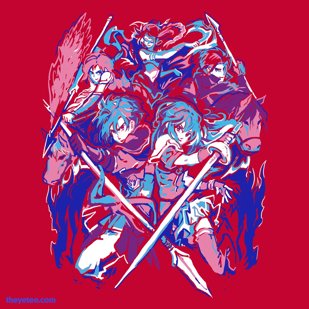 「Two paths, one destiny, one emblem. Desi」|The Yetee 🌈のイラスト