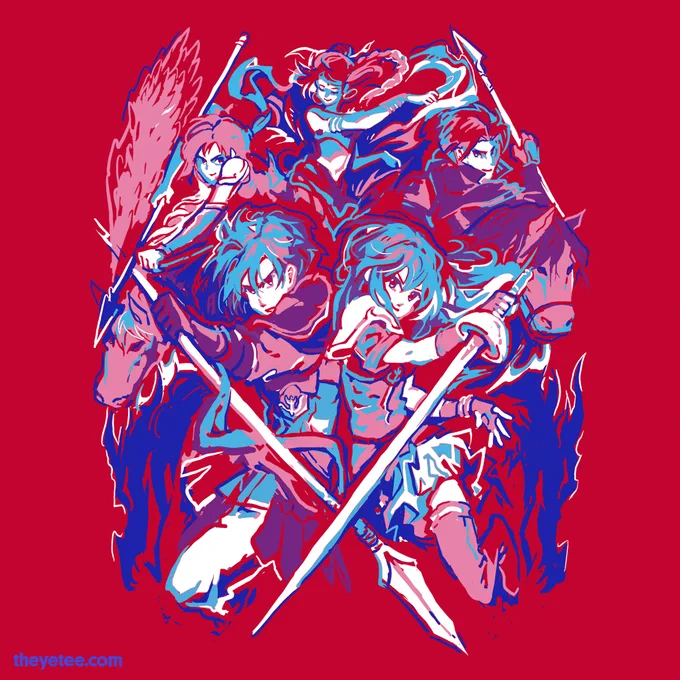 Two paths, one destiny, one emblem. Designed by  as part of #SGDQ2024! $6 from each tee sold goes to  theyetee.com