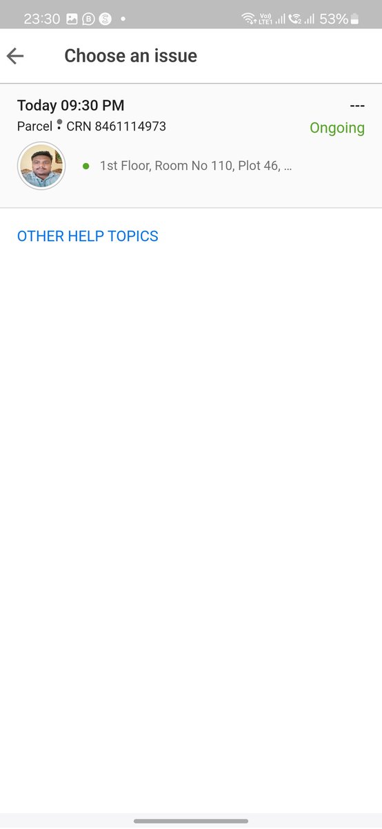 Omy279's tweet photo. @ola_supports If i select the issue application not allowing for help also. It shows the delivery is ongoing, without pick up how it can be ongoing.
This really disappointing. My money also got stuck. Its need to compensate by @Olacabs https://t.co/lrSV4LXyM7