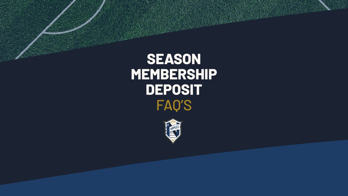 fcnaples_'s tweet photo. FC Naples Season Membership Deposit FAQ’s ⚡

Check out our FAQ's and secure your seat for FC Naples inaugural season today! 
🎟 https://t.co/N9DFw37I0y

More questions? Contact our Director of Ticketing Chris Johnson! 
📞 (239) 933-5335 
✉️ tickets@fcnaples.com https://t.co/tJYHBqIXHM