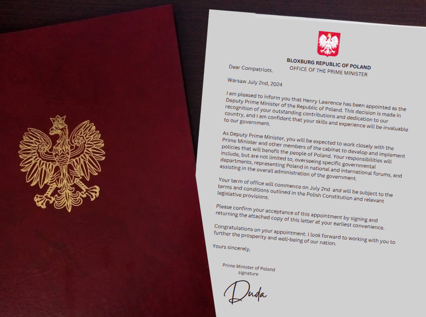 Henry Lawrence | Appointment as Deputy Prime minister July 2nd, 2024.