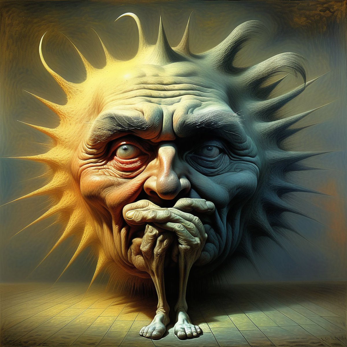 I suddenly thought about the best for humanity... Maybe I could become a philanthropist, help the poor and needy, or open a charitable foundation?!

Oh, what the hell.. I have to get up early in the morning to go to the factory to work at 8 am for a shift.. 

🫤😑🙄