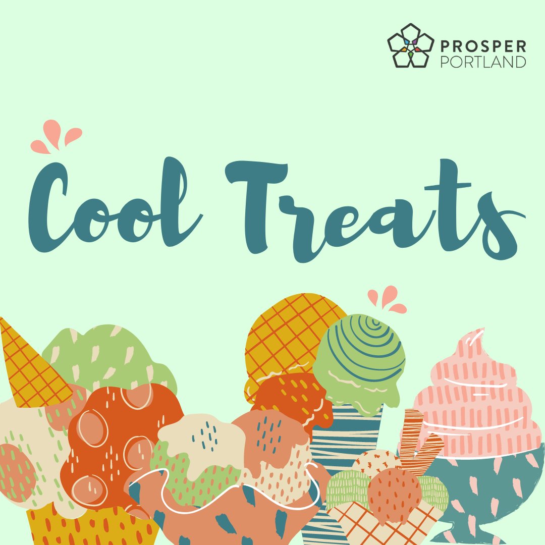 prosperportland's tweet photo. There's hot weather in the forecast this weekend so stay cool and support these local shops helping you beat the heat with treats from ice cream and popsicles to matcha shaved ice and plant-based ice cream. https://t.co/ZL8tVNFlBG #PDX #PDXEats #DinePDX https://t.co/XAa12H8IpJ