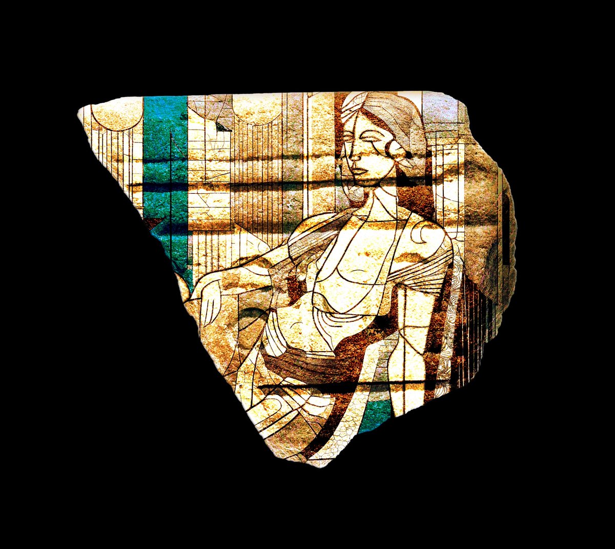 a1367h's tweet photo. From Stone to Masterpiece 
1/1 💫💎1 $Sol
Step into a world where art and history collide. This NFT showcases a stunning stylized figure on a stone fragment, with abstract lines and mesmerizing geometric patterns. Prepare to be transported!
#Abstract

https://t.co/W6DNzGT7zq https://t.co/VXq6p78iWG