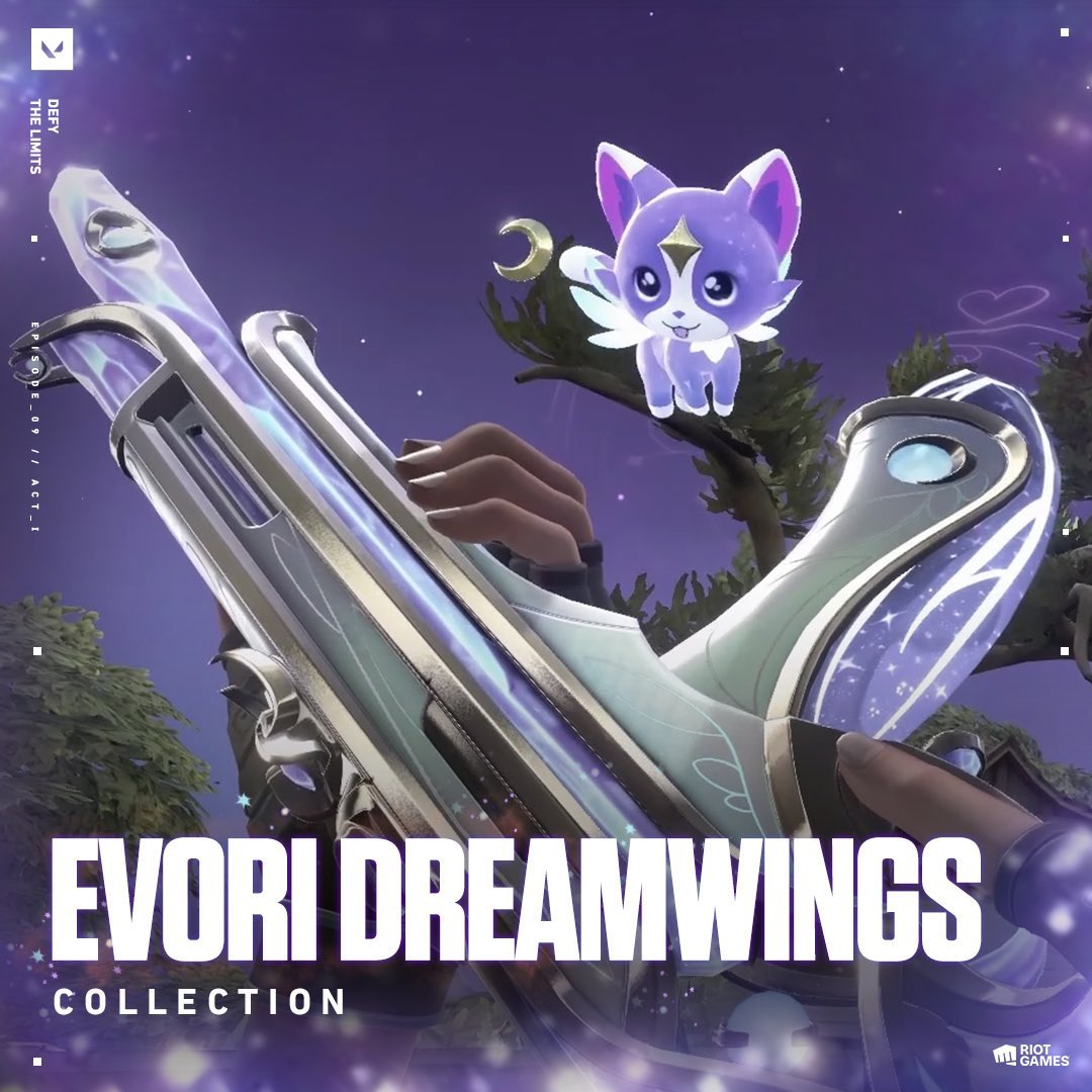5x) EVORI DREAMWINGS BUNDLE GIVEAWAY🦋

TO ENTER: 
🌸Follow @CrymzeZ_ and <a href="/kywiivz/">eggsterr</a>
🌸Like &amp; Retweet!
🌸Tag 2 Friends
‼️ILL BE CHECKING‼️

Winner announced in 48 hours❗️
#VALORANT #MystBloom #Riot #giveaway