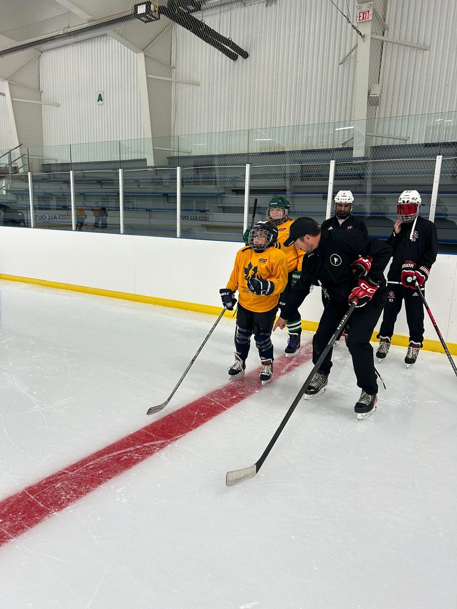 CDNBlindHockey's tweet photo. Itβs Day 1 of the @CNIB #LakeJoe Camp Abilities Blind Hockey program!
Huge stick tap to our special guests Graham, Joe and @MarkDeMontis + skating coaches from Perfect Skating for running a fun skating practice where we got to learn more about using our edges & more! https://t.co/zzrsy04mkj