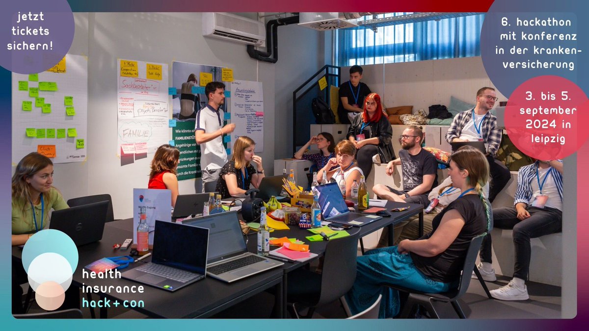 Martin Blaschka (@martin_blaschka) on Twitter photo Noch zwei Monate und ich kann es kaum erwarten.💥 🔜 Unsere 6. Auflage von HEALTH INSURANCE HACK+CON - dem Innovationsformat aus #Hackathon und Konferenz in der #Krankenversicherung #GKV.  Drei Tage ganz im Zeichen der Hot Topics der Branche. 🔥 Seid ihr dabei? 💪 #HIHC24 Noch zwei Monate und ich kann es kaum erwarten.💥 🔜 Unsere 6. Auflage von HEALTH INSURANCE HACK+CON - dem Innovationsformat aus #Hackathon und Konferenz in der #Krankenversicherung #GKV.  Drei Tage ganz im Zeichen der Hot Topics der Branche. 🔥 Seid ihr dabei? 💪 #HIHC24