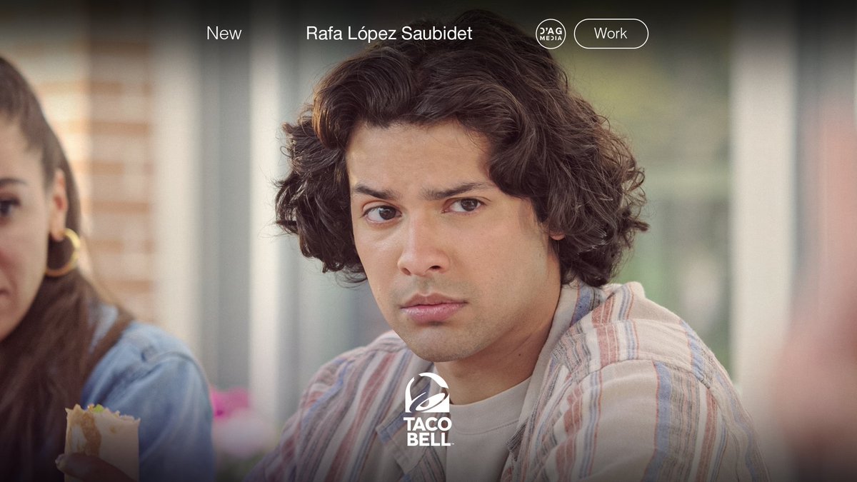 DAvantGarde's tweet photo. Check out the latest Taco Bell spot by our director Rafa Lopez Saubidet, in collaboration with The Community agency team, featuring Xolo Maridueña introducing the New Cantina Chicken Burrito! https://t.co/qDTFTKaHxo