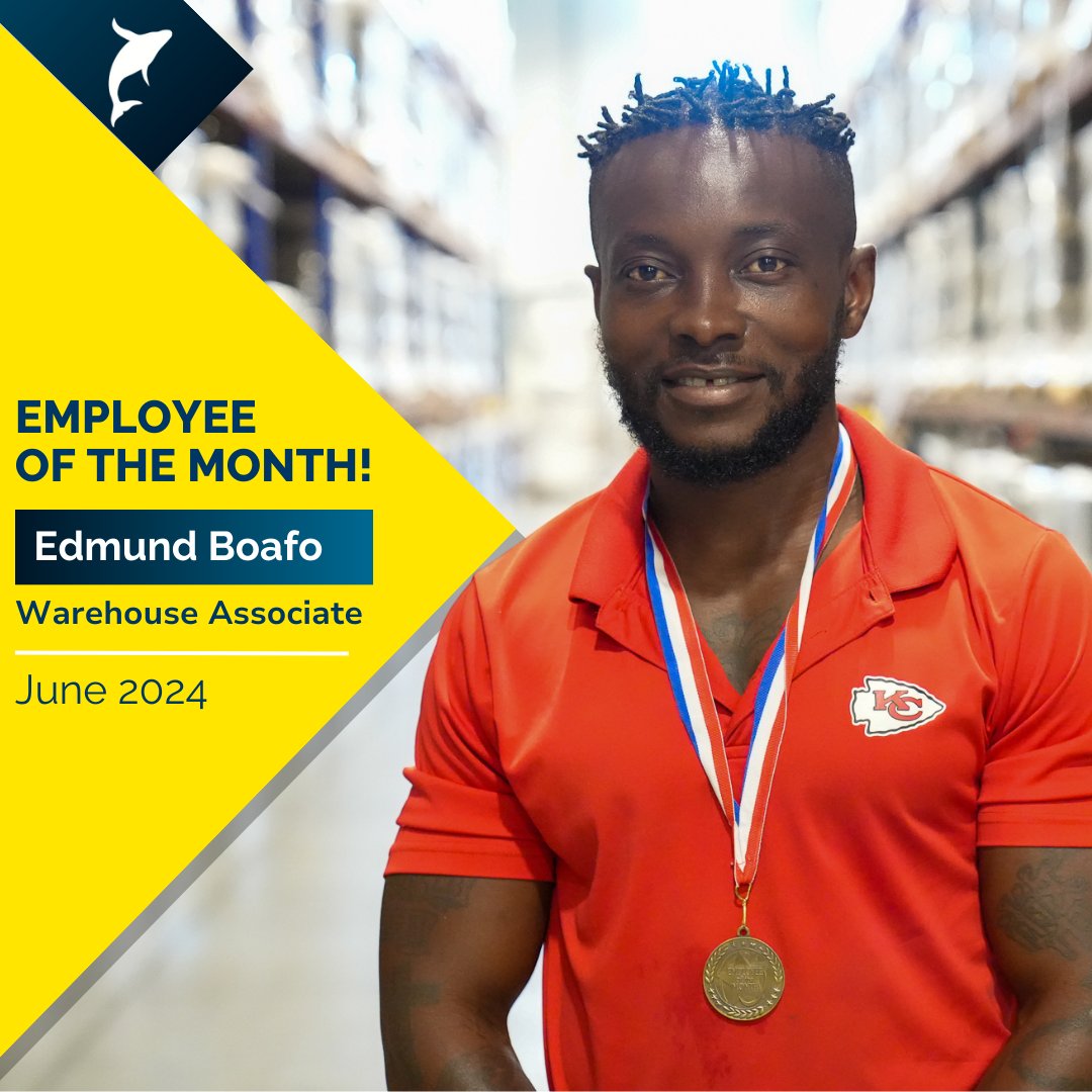 NauticalDirect's tweet image. We're excited to announce that Edmund Boafo is our Employee of the Month for June! 🏆 ☀