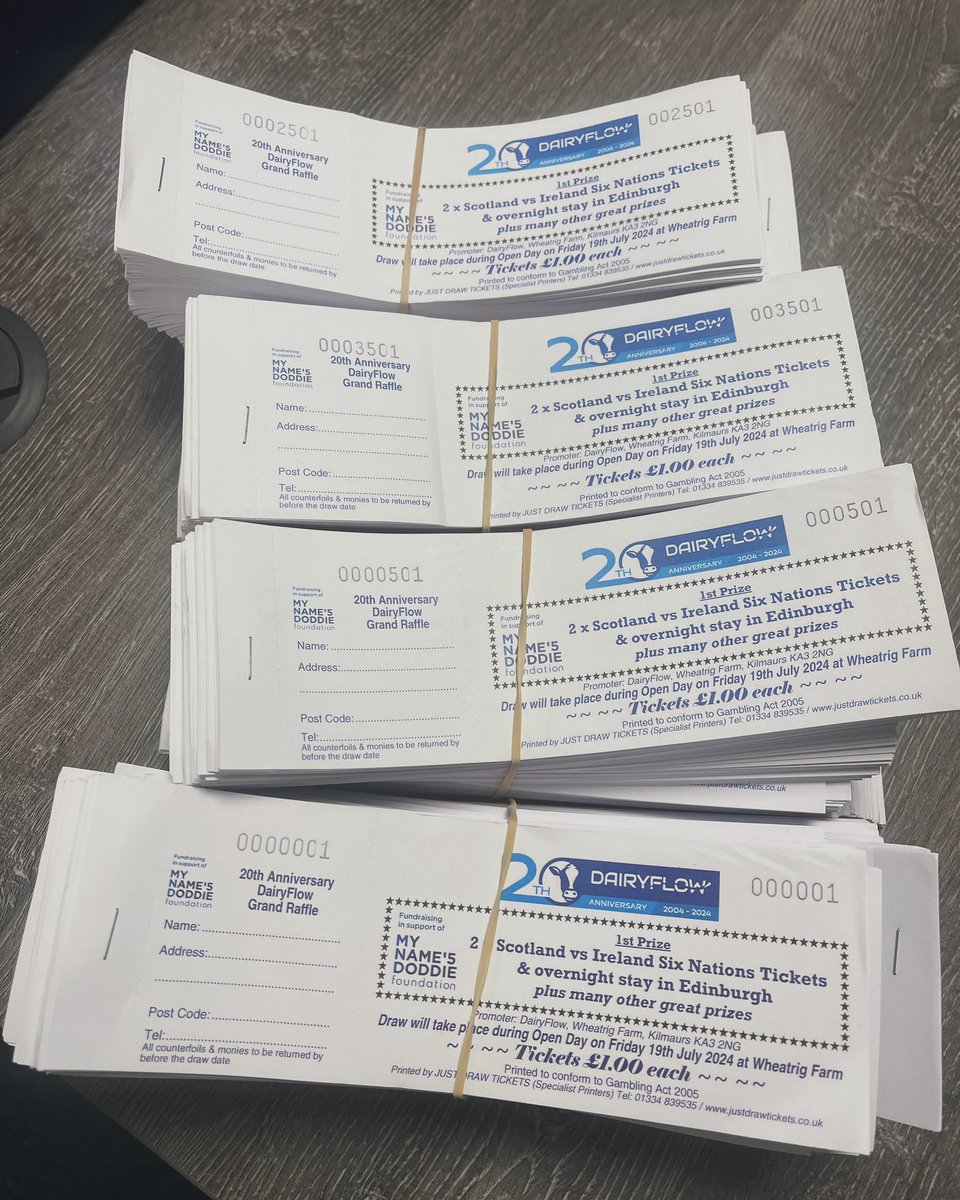🌟RAFFLE TICKETS HAVE ARRIVED 🌟 
£5 a BOOK AVAILABLE FROM ANY MEMBER OF STAFF LOADS OF GREAT PRIZES 🌟