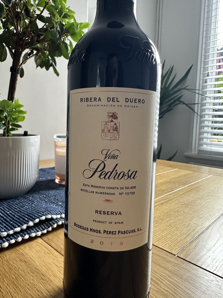 Maybe I opened this very early. Very pleasant, but this RdD has a lot of cellar potential