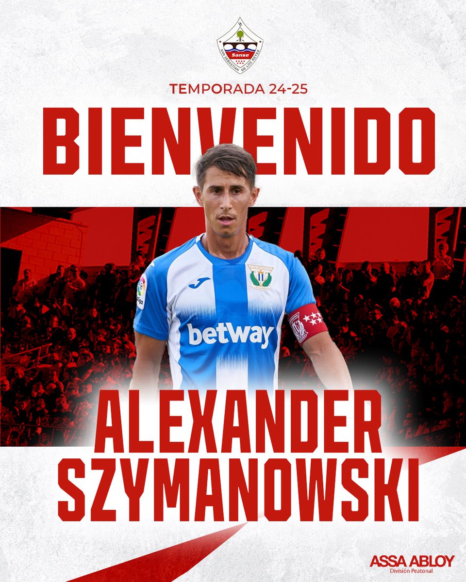 🚨𝗖𝗢𝗠𝗨𝗡𝗜𝗖𝗔𝗗𝗢 𝗢𝗙𝗜𝗖𝗜𝗔𝗟 | 

🤩 Alexander Szymanowski, nuevo fichaje de la UD. Sanse para la temporada 24/25.

🚪 <a href="/assaabloyentes/">ASSA ABLOY Entrance Spain</a> te abre las puertas de tu nueva casa.

‼️ Bienvenido a la familia #SzymaSansero     

🔗 lc.cx/YHgznO

#VamosSanse🇵🇱