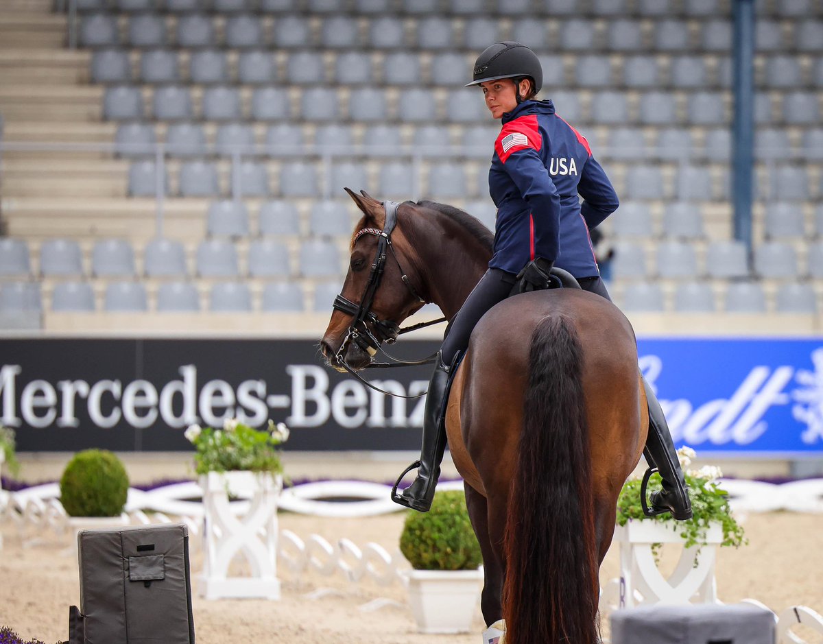 Checking out Deutsche Bank stadium before the start of competition 🔜🪩🇺🇸

<a href="/TheDuttaCorp/">The Dutta Corp</a> | #USADressage
