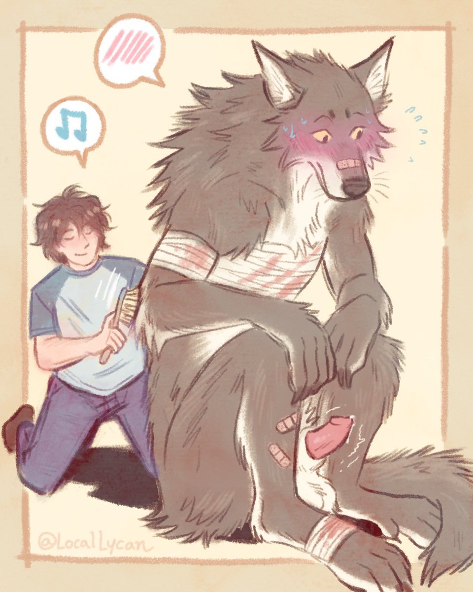 Yiff_hub's tweet photo. Artist: local lycan

#Yiff #Werewolf #Teratophilia #Knot https://t.co/YUxo4pySIy